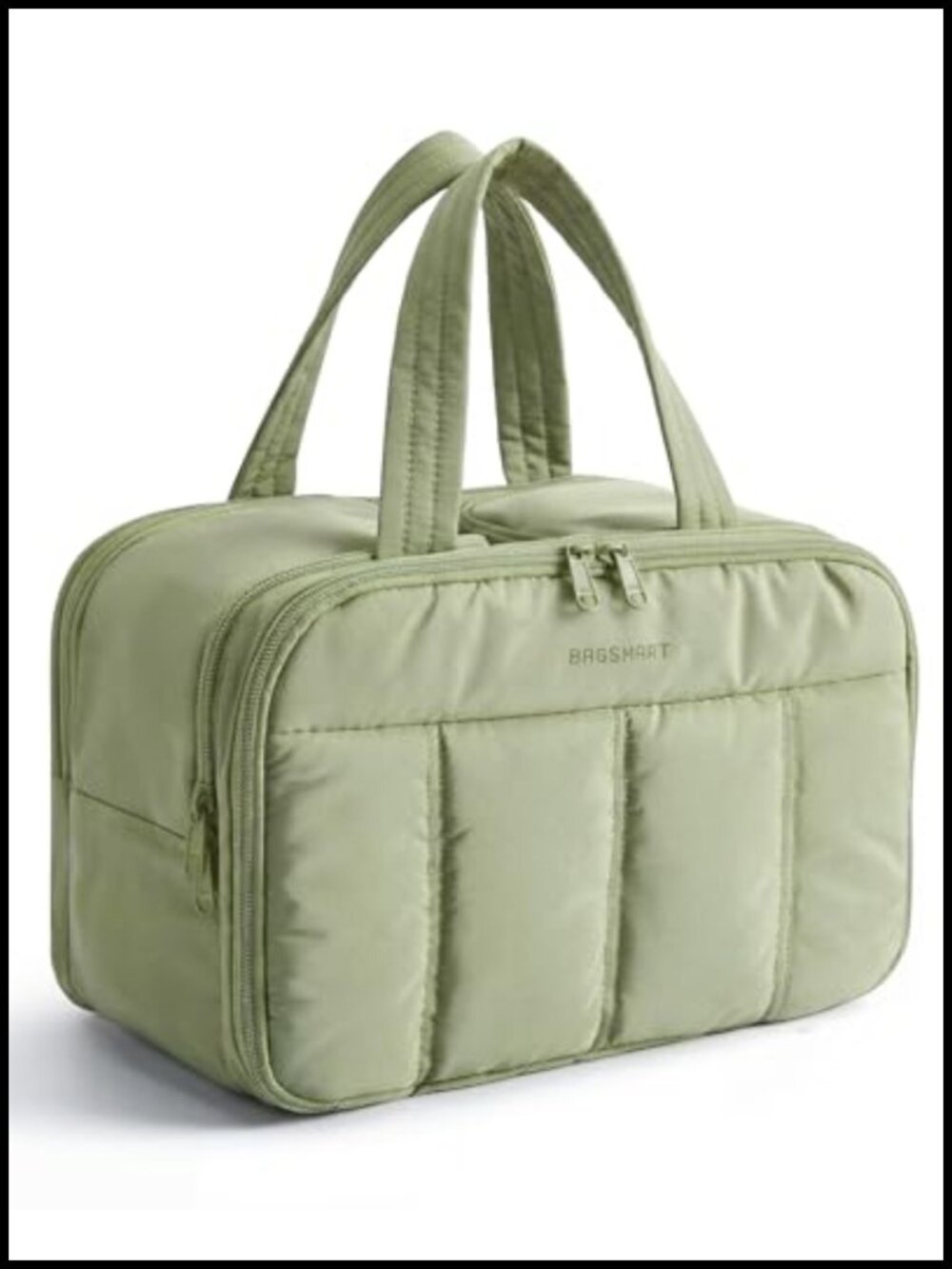 Puffy Travel Toiletry Bag Large Makeup Organizer with Handle